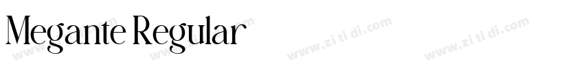 Megante Regular字体转换 Megante Regular字体转换